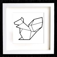Customizable Origami Squirrel