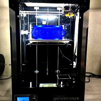 3D-Printed Blue Bracelet