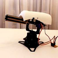 Rubber bands sentry gun