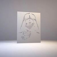 Star Wars - Stencil - Darth Vader