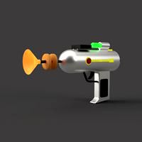 Laser Gun from Rick and Morty cartoon