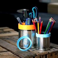 Customizable Can Cover - Save the Waste