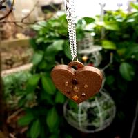 Pendant and earring heart box