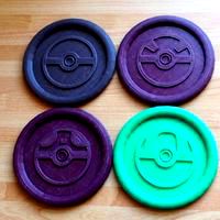 Pokemon Pokeball Coasters