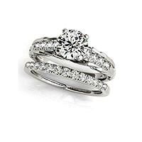 3D Jewelry CAD File Wedding Bridal Ring Set