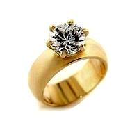 Jewelry 3D CAD Model Womens Engagement Ring