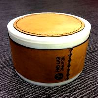 Leather + 3D Printed Container