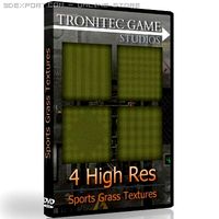 4 High Res Sports Grass 3D Model