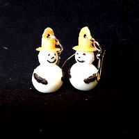 snowman earring