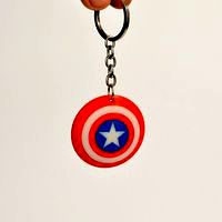 Captain America Shield Keychain