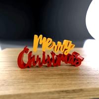 Christmas Lettering Blocks