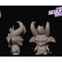 little devil teemo (urban toy style) from league of legends