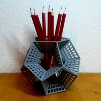Dodecahedron Pencil Holder