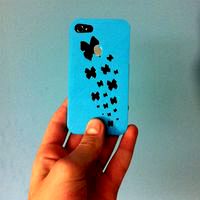 Kallima inachus butterfly iPhone 4/4s case (butterfly's flying away iPhone case)