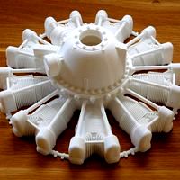 Dummy radial engine. Pratt &amp; Whitney R2800