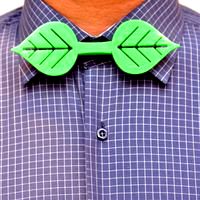 Leafy Bow Tie