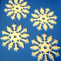 snowflake decoration or drinks coaster