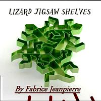 Lizard jigsaw shelves