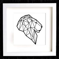 Customizable Origami Lion Head