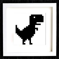 Customizable Chrome Offline T-Rex