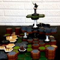 Locking Hex Stone Pillars