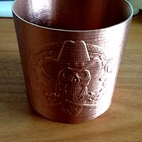 Skull pen holder