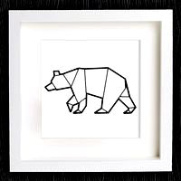 Customizable Origami Bear