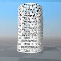 PERSONALIZABLE PENCIL PORCELAIN MA TEAM 3D