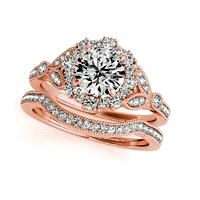 Jewelry 3D CAD Model Of Beautiful Bridal Ring Set