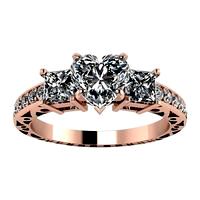 Beautiful Heart Ring 3D CAD Model In STL Format