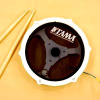 8 inch e-drum pad with small 3d printer