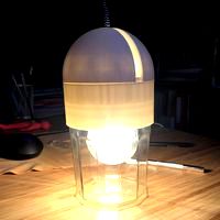 Jam pot lamp