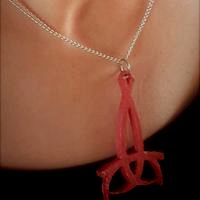 Original earring and pendant