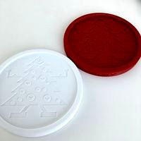 Y Soft Snowman and Xmas Tree Coaster
