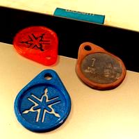 1 Rupee Yamaha keychain