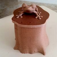 Tree Trunk Box with lid
