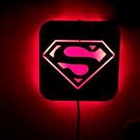 Wall Lamp: Superman - By "Zero 3DDesign"