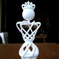 King of my Abstract Chess Set design