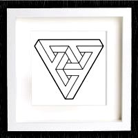 Customizable Optical Illusion Triangle