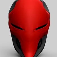 Red Hood Cyborg Ninja Helmet