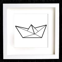 Customizable Origami Paper Ship