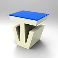 Bedside table, storage cabinet magazine book lamp