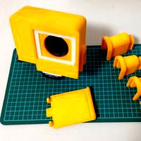Rain Poncho for GoPro Hero3 mounting frame