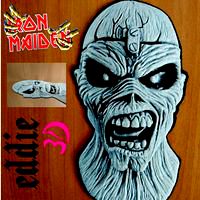 DRAWING 3D eddie (IRON MAIDEN) ... 3D DRAWING .....