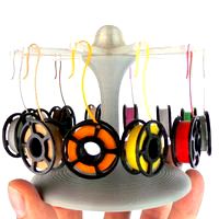 Mini filament spool and earring carousel stand