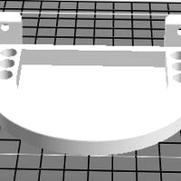 spade bit holder with shelf