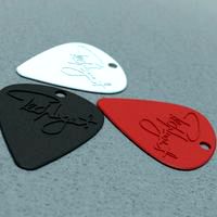 Guitar Pick with Hole for Keychain (Ted Nugent)
