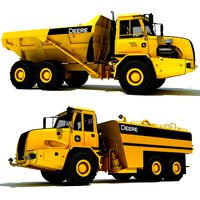 Set of 2 Deere Trucks