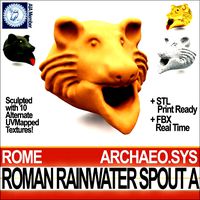 Roman Rainwater Spout A