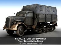Opel Blitz Maultier - Half-Truck Cargo truck - 17 PzDiv